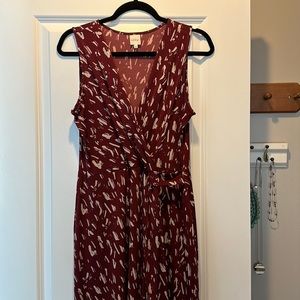 Kaileigh faux wrap dress